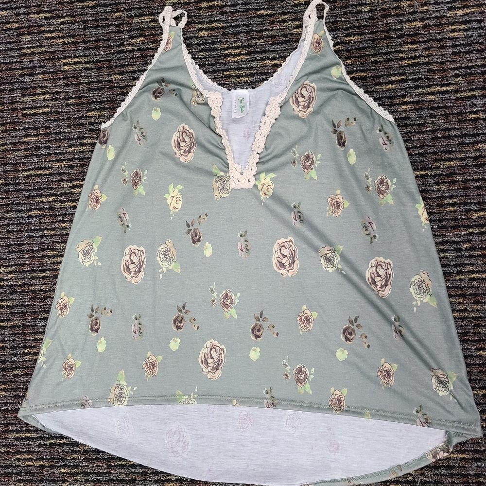 FLORAL PRINT TANK TOP
